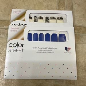 Color Street - lot of 2 - Greeking Out & I Love Lacey (overlay) - sealed